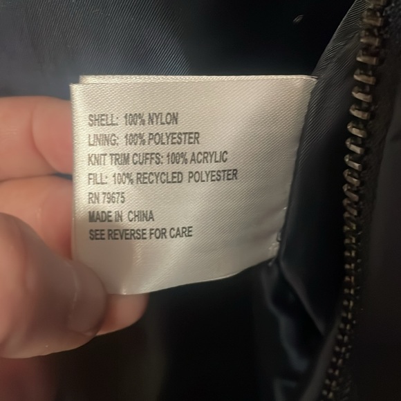 NWT MICHAEL KORS flawless, midi jacket. Dark blue, size Large. Zipper pockets. - Picture 16 of 16